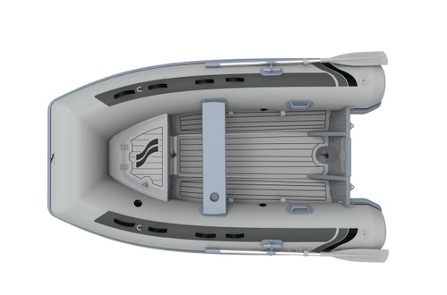 Highfield Classic 260 with Dark Grey Tubes and Grey Hull.