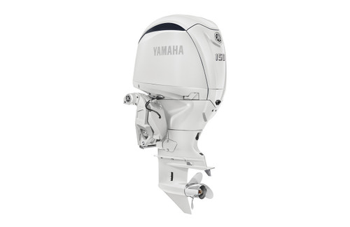 Yamaha 150hp White DEC Outboard.