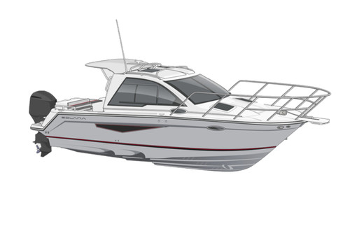 Solara S-250 Coupe | Light Grey | Yamaha 300hp Outboard | S-250 C | 2026 | 25C25