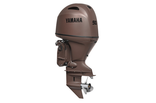 Yamaha F90LB3 Matte Brown Outboard.