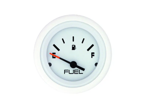 Mercury-Mercruiser 79-895291A21 Fuel Gauge White Face