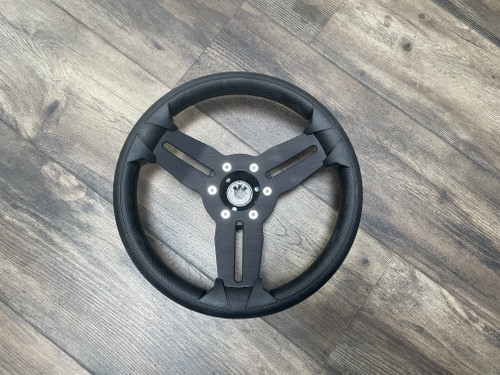 Gussi Italia Boat Steering Wheel 3015A3511MA | 15A 13 3/4 Inch Aluminum