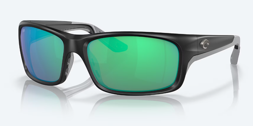 Costa Jose Pro Matte Black with Green Mirror Polarized Glass