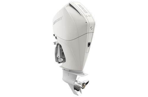 Mercury 225hp Outboard in Pearl Fusion White.