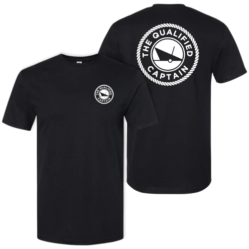 The Qualified Captain - Qualified Tee - Black