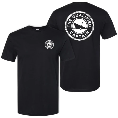 The Qualified Captain - Qualified Tee - Black