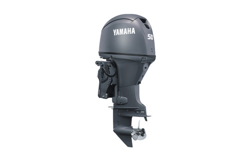 New cowling design on the Yamaha F50LC.