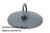 25mm Grey Rubber D-Ring | C413GY | Achilles Boat Parts