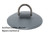 25mm Grey Rubber D-Ring | C413GY | Achilles Boat Parts