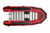 Achilles FRB-124 Sport Utility inflatable boat in red.