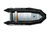 Achilles SG-140SV sport utility inflatable boat with bench and black tubes.