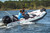 Zodiac Open 4.8 Rigid Inflatable Boat with outboard engine.