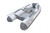 Profile view of a Zodiac Cadet 350 Aero inflatable dinghy.