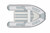 Top view of a Zodiac Cadet ALU 330 RIB PVC rigid inflatable boat.