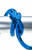 Blue with black tracer dock line - 3/8" x 15'