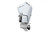 Side view of a Mercury Verado 400hp CXXL V10 Outboard in Cold Fusion White.