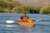 Lagoon 1 Inflatable Kayak in action.