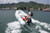 AB Lammina 9.5 AL Superlight Rigid Inflatable Boat with outboard.