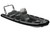 Highfield Patrol 700 with 250hp outboard in dark grey.