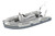 Highfield Patrol 420 60hp Outboard in light grey.