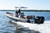 Highfield Sport 800 with Twin 200hp Outboards in action.