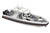 Zodiac X10CC with Twin Outboards White Ski Mast with Rod Holders Option.