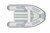 Top view of a Zodiac Cadet ALU 300 RIB PVC rigid inflatable boat. Top view of a Zodiac Cadet ALU 300 RIB PVC rigid inflatable boat.