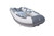 Bow view of a Zodiac Cadet 310 ALU inflatable boat with slat flooring. Bow view of a Zodiac Cadet 310 ALU inflatable boat with slat flooring.
