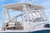 Cabin on a Grady-White Marlin 300 with Twin Yamaha 450 Outboards.