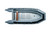 Achilles SU-14 sport utility inflatable boat with grey tubes and bench.