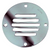 Perko 2-1/2 Inch Chrome Plated Brass Locker Ventilator