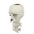 Yamaha 150hp Classic White DEC Outboard Engine Side Scratch & Dent.