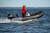 Zodiac Open 3.4 with Yamaha 25hp on the water.
