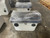 Bench Seat with Tilting Backrest Light Grey Front