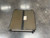 White Upholstered Jump Seat Cushion with Snaps Bottom