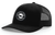 The Qualified Captain - Embroidered Patch Trucker Hat - Richardson 112 - Black