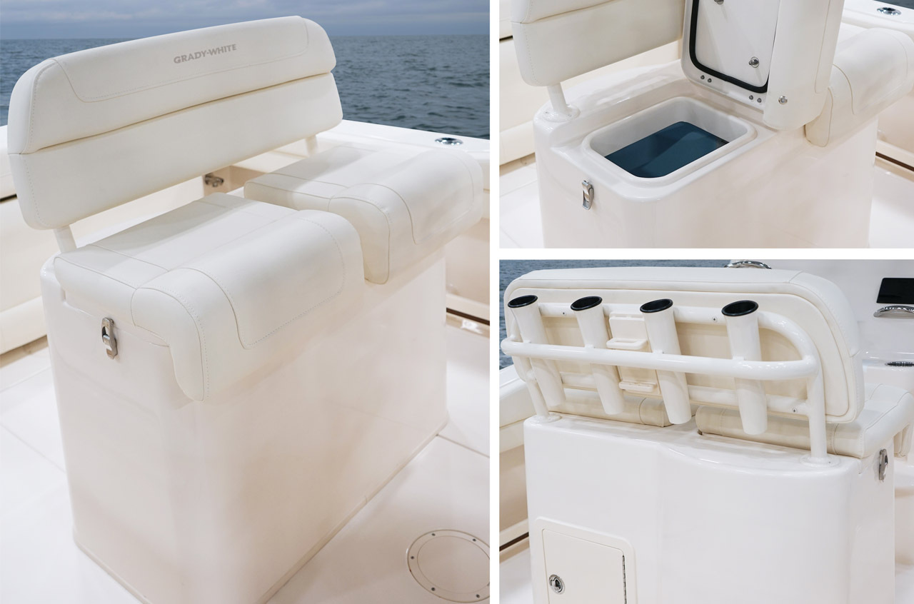 Console seating on a Grady-White Fisherman 236