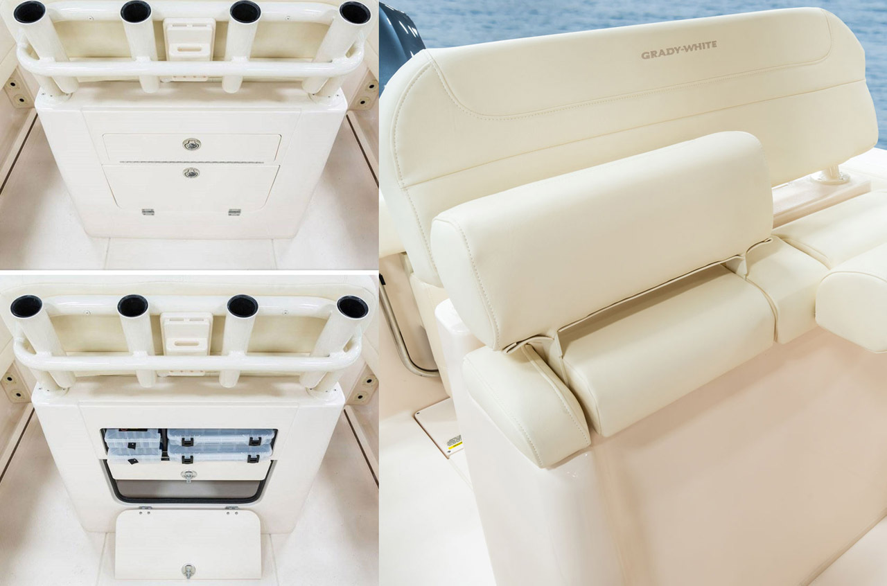 Seating on a Grady-White Fisherman 236