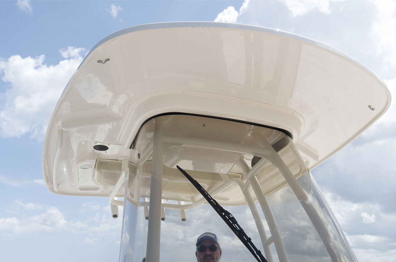 T Top on a Grady-White Fisherman 257