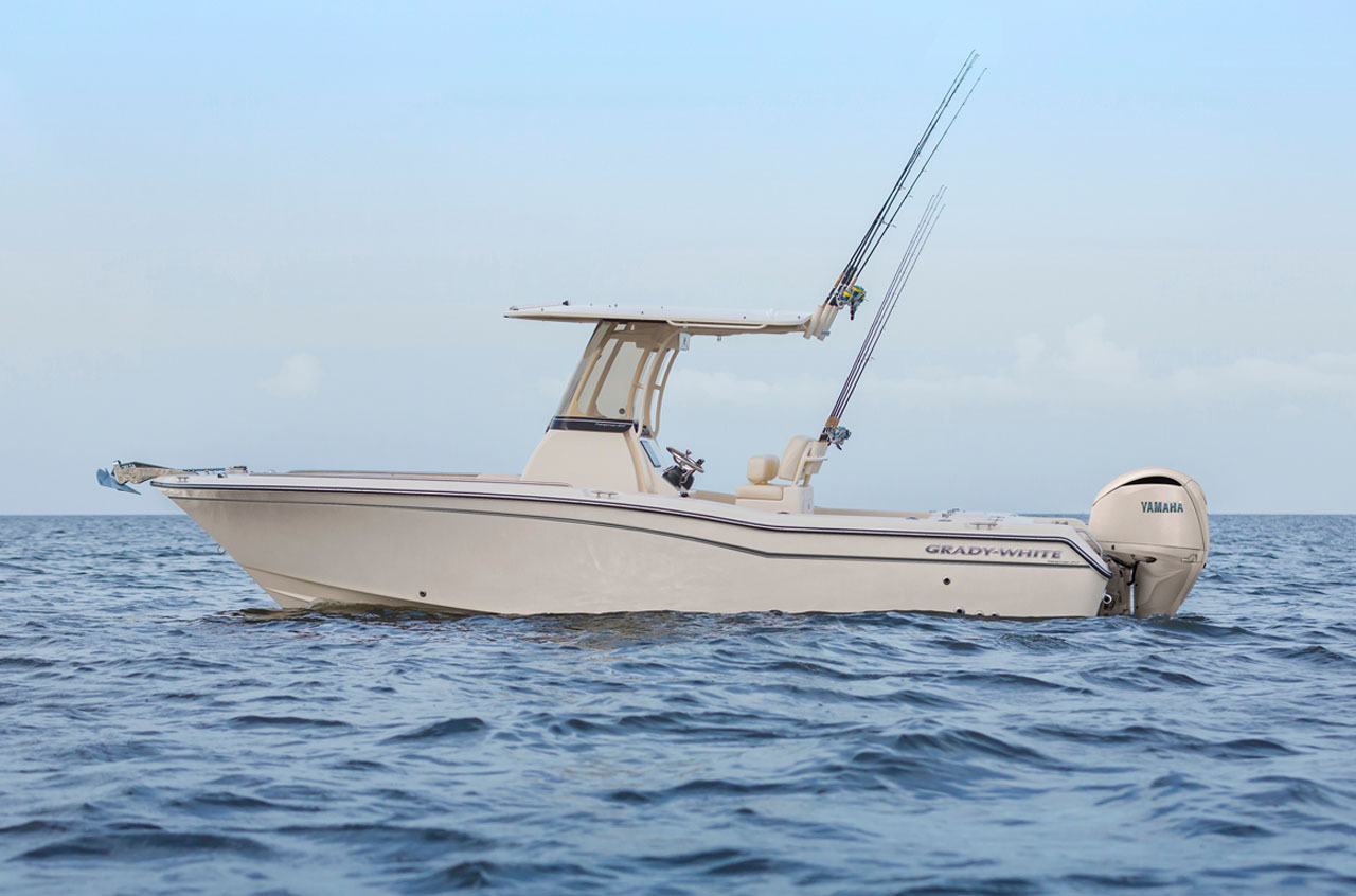 Grady-White Fisherman 257 with twin Yamaha outboards