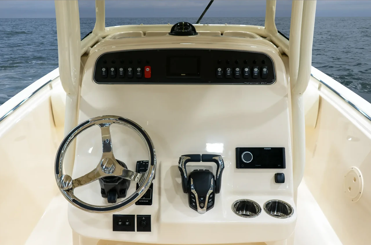 Grady-White Fisherman 257 Electronics Area