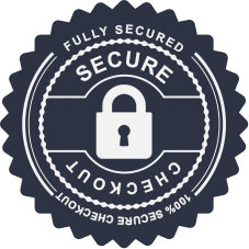 100% Fully secured checkout process