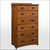 MISSION RETREAT #9211, 7-Drawer Tall Chest