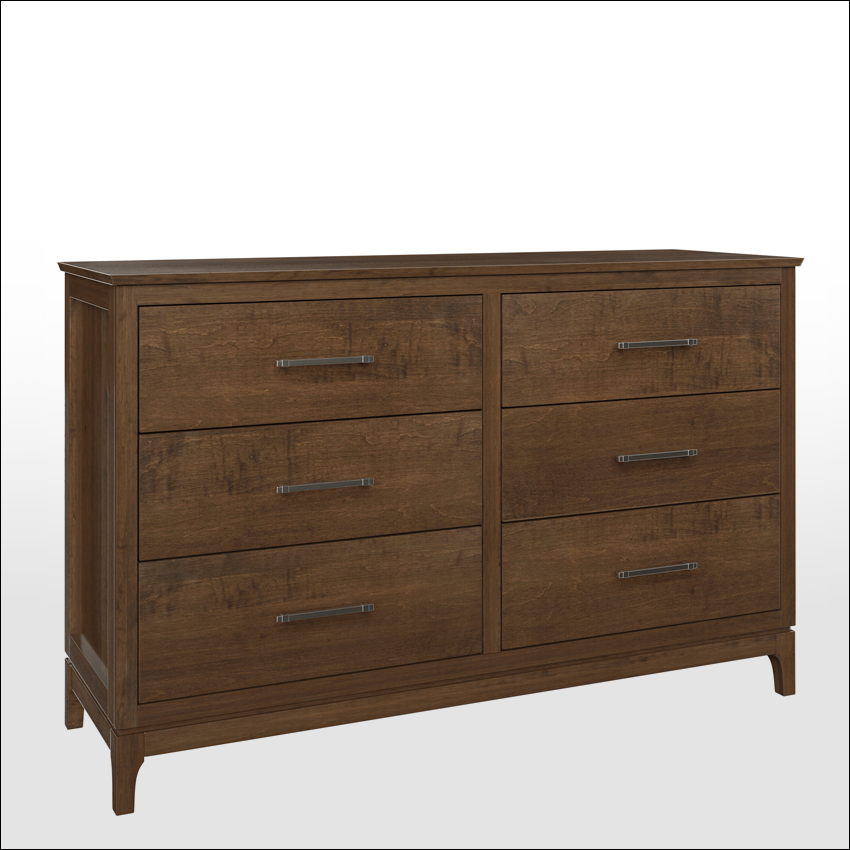 BOULDER CREEK #8804, 6-Drawer, Regular  Dresser