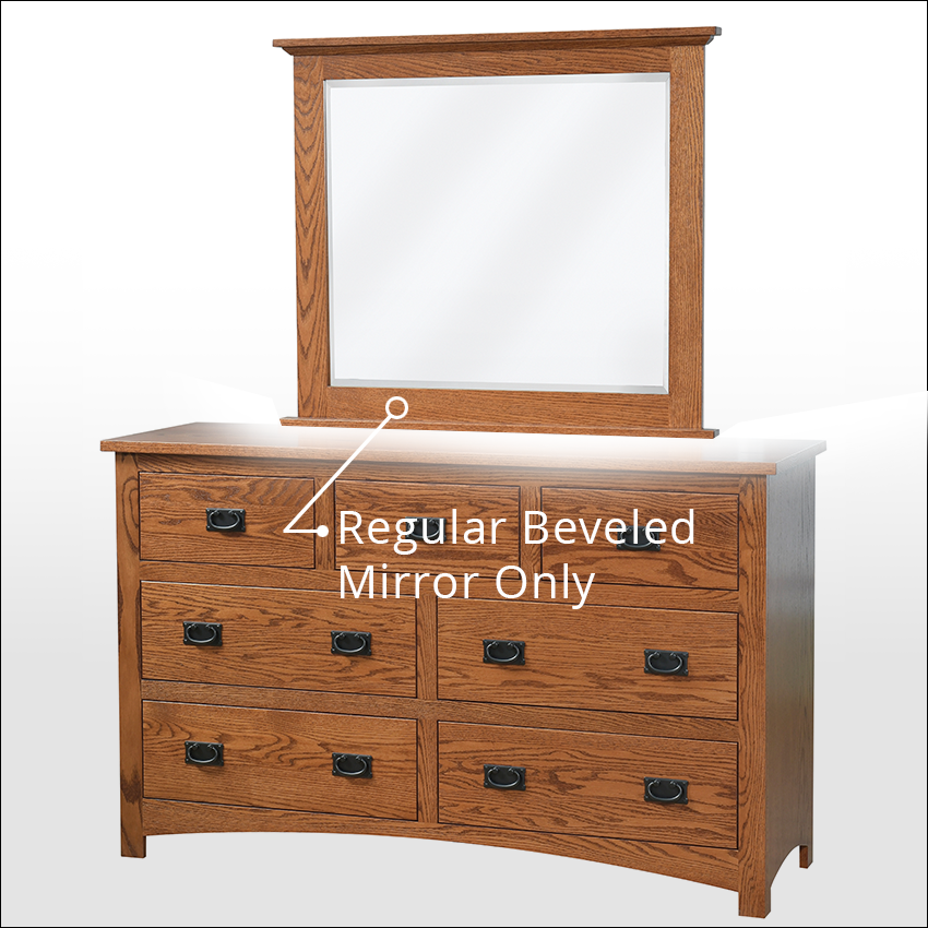 SIESTA MISSION #320-1, Regular Beveled Mirror