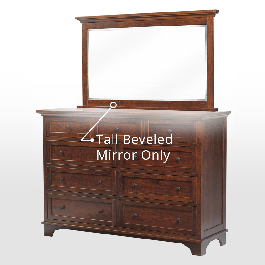 ARLINGTON  #2221, Tall Beveled Mirror