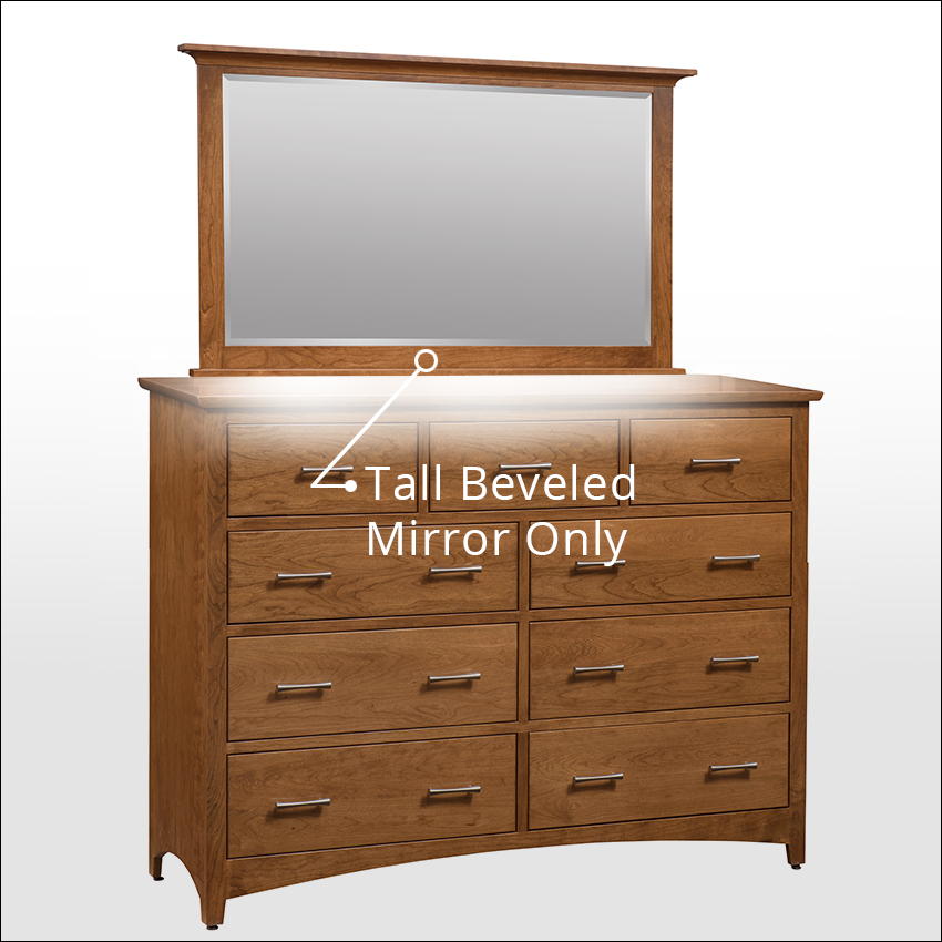 BARRINGTON #2421, Tall Beveled Mirror