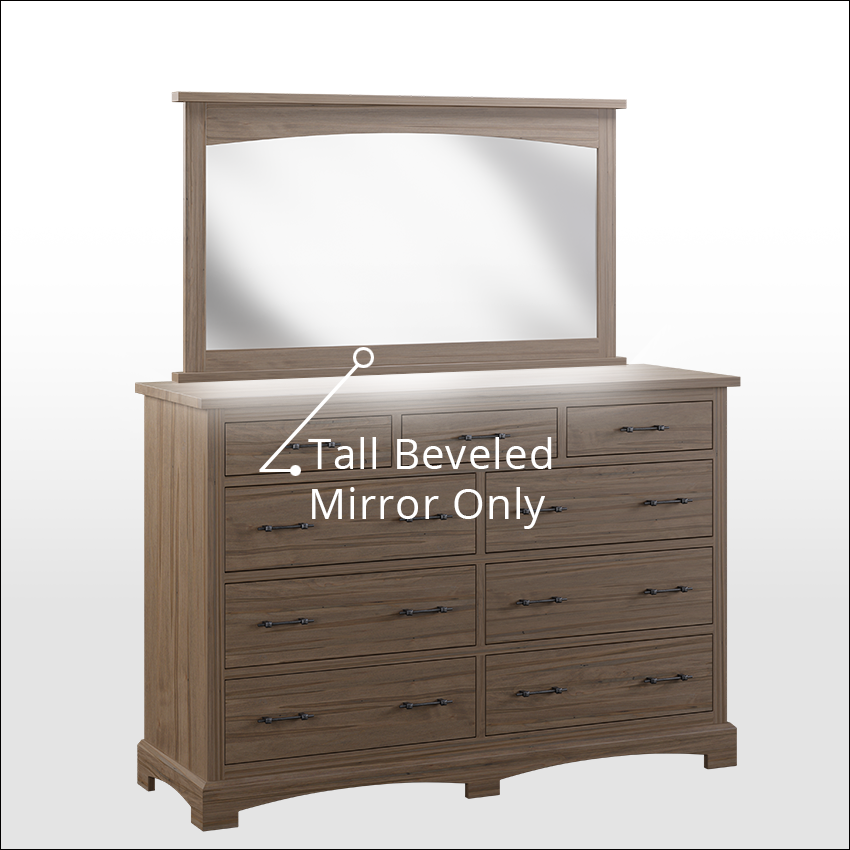 YORKSHIRE 7821, Tall Beveled Mirror