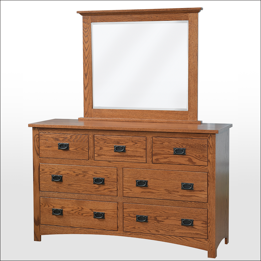 SIESTA MISSION #303-1, 7-Drawer Regular Dresser