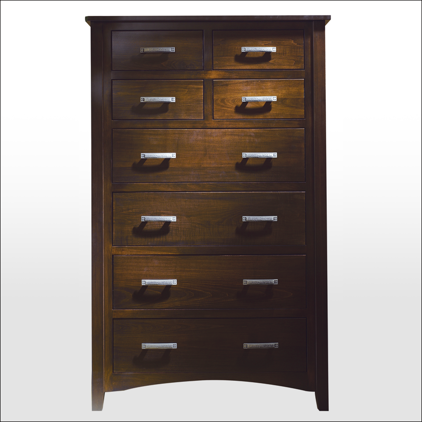 CAMBRAI MISSION #1106, 8-Drawer, Chest of Drawers